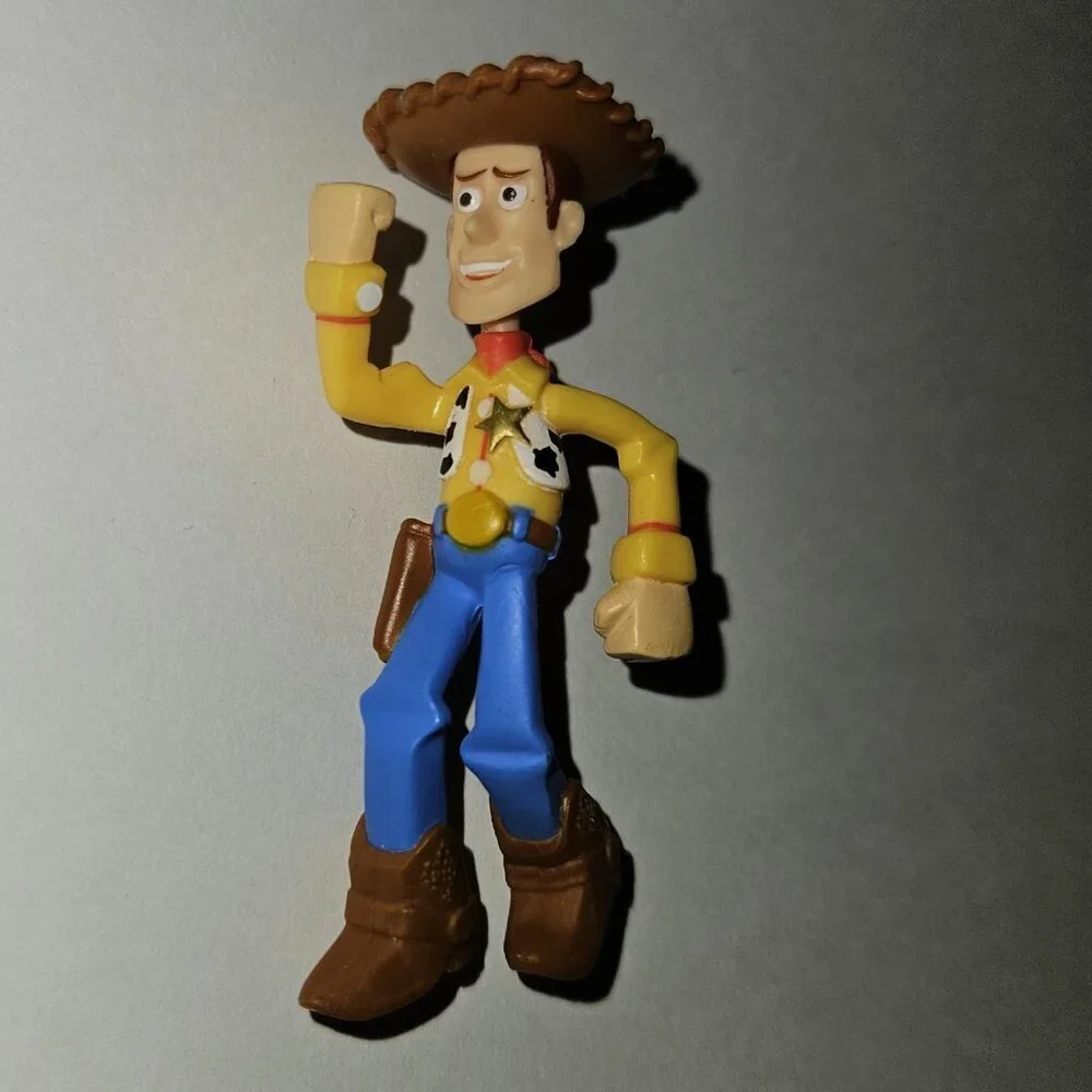 4 Disney Toy Story Woody Cowboy Figures Lot Cake Topper Small 3
